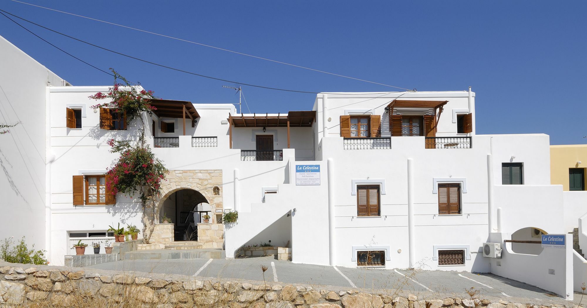 La Celestina Apartments Naoussa Exterior foto