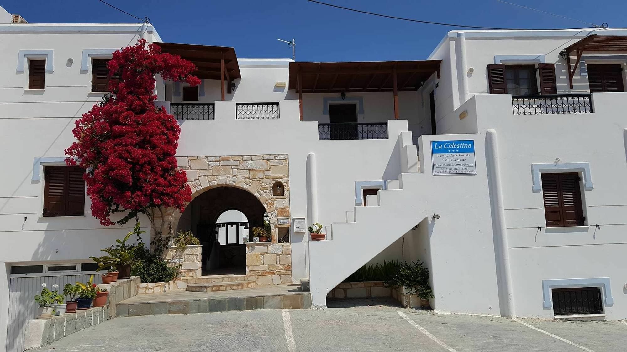 La Celestina Apartments Naoussa Exterior foto